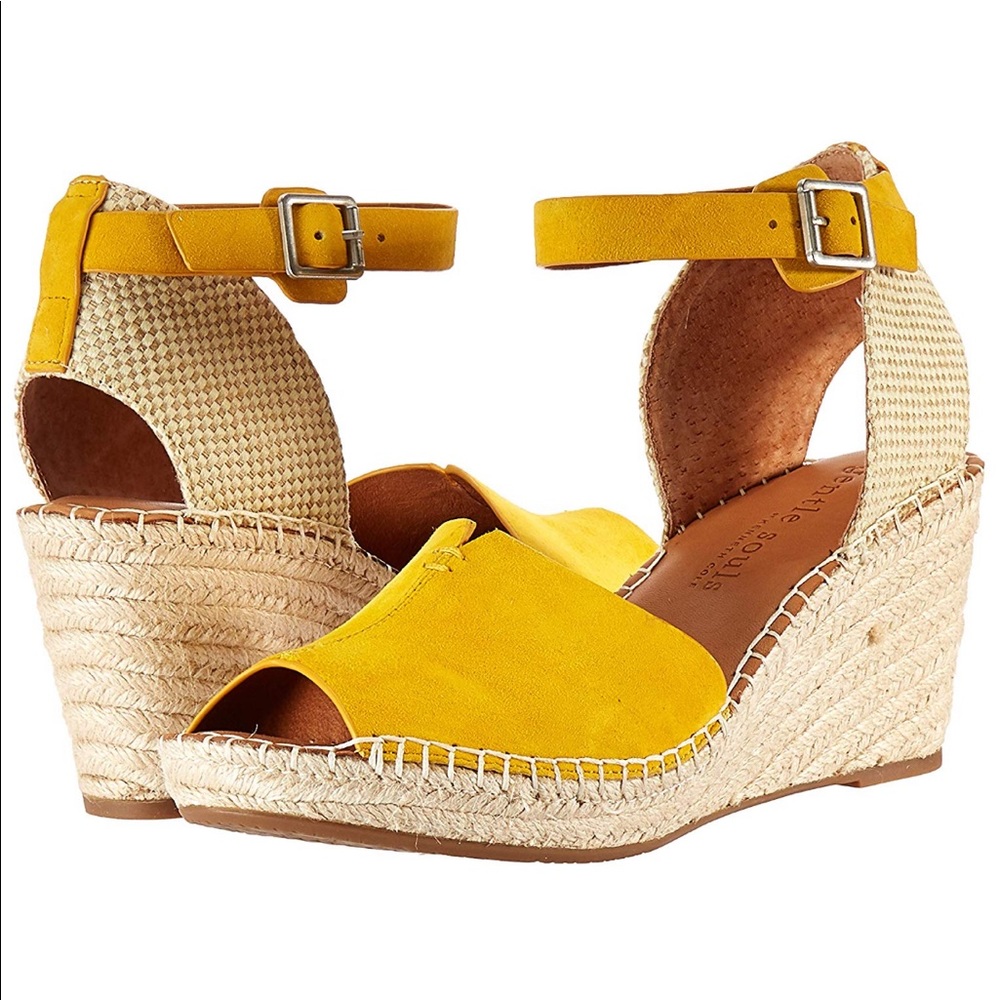 Gentle souls Kenneth Cole mustard espadrille